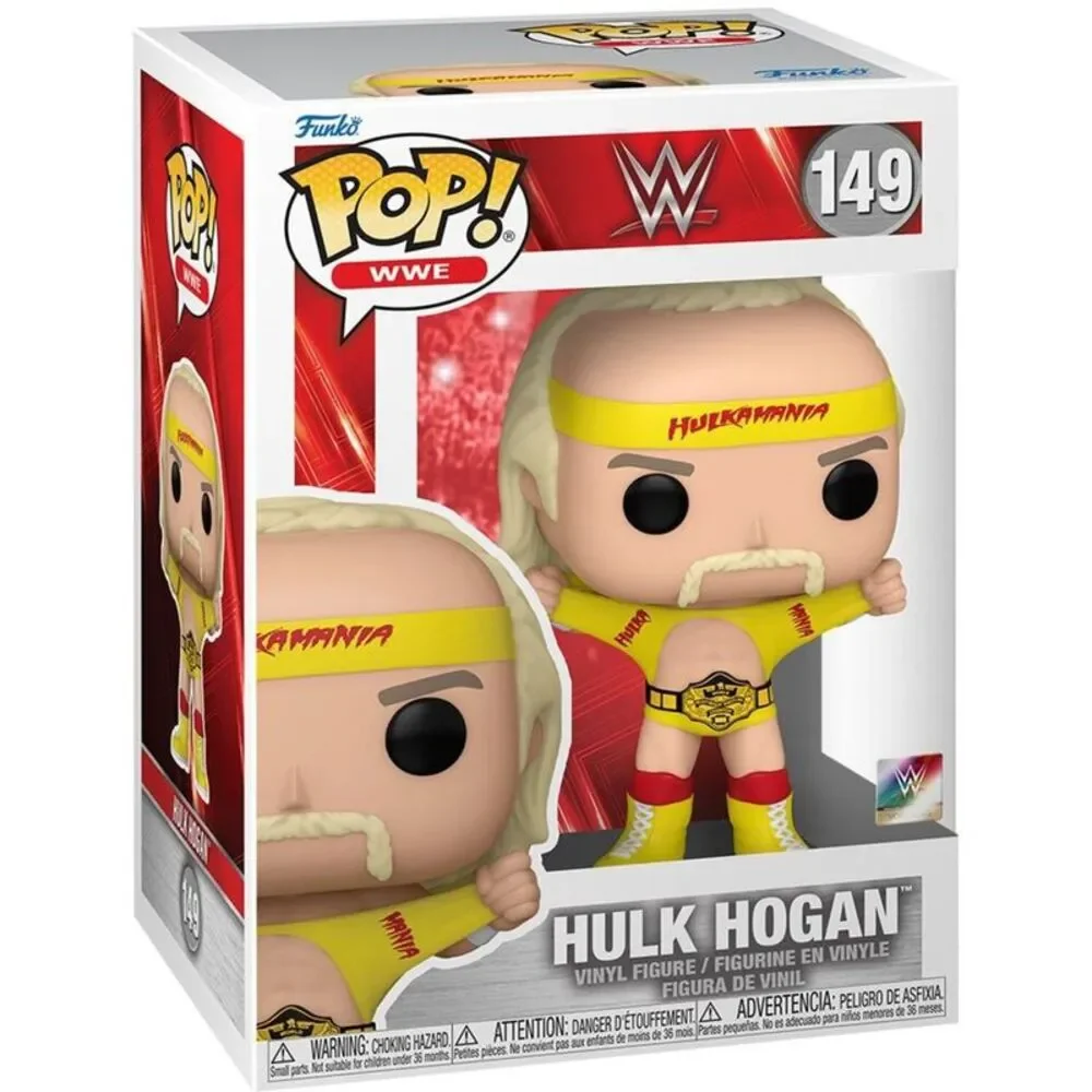Funko POP! WWE: Hulkamania Hulk Hogan with Belt COLLECTIBLES - Picture 2 of 4